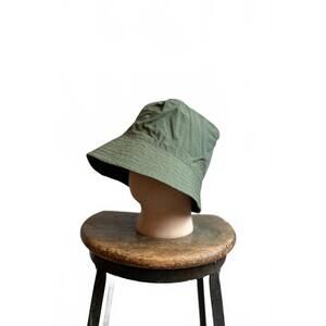 NEW ENGINEERED GARMENTS men's bucket hat in olive ripstop